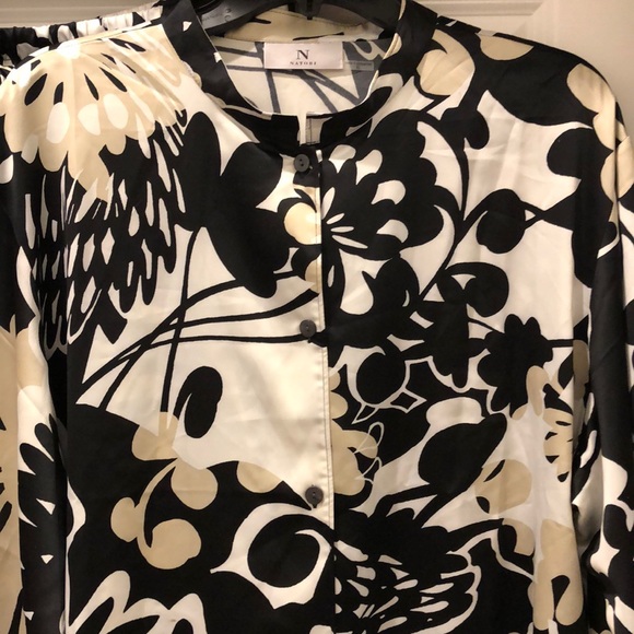 NATORI PAJAMA SET “Solel” Matte Satin NWT sz L, XL - Picture 2 of 8